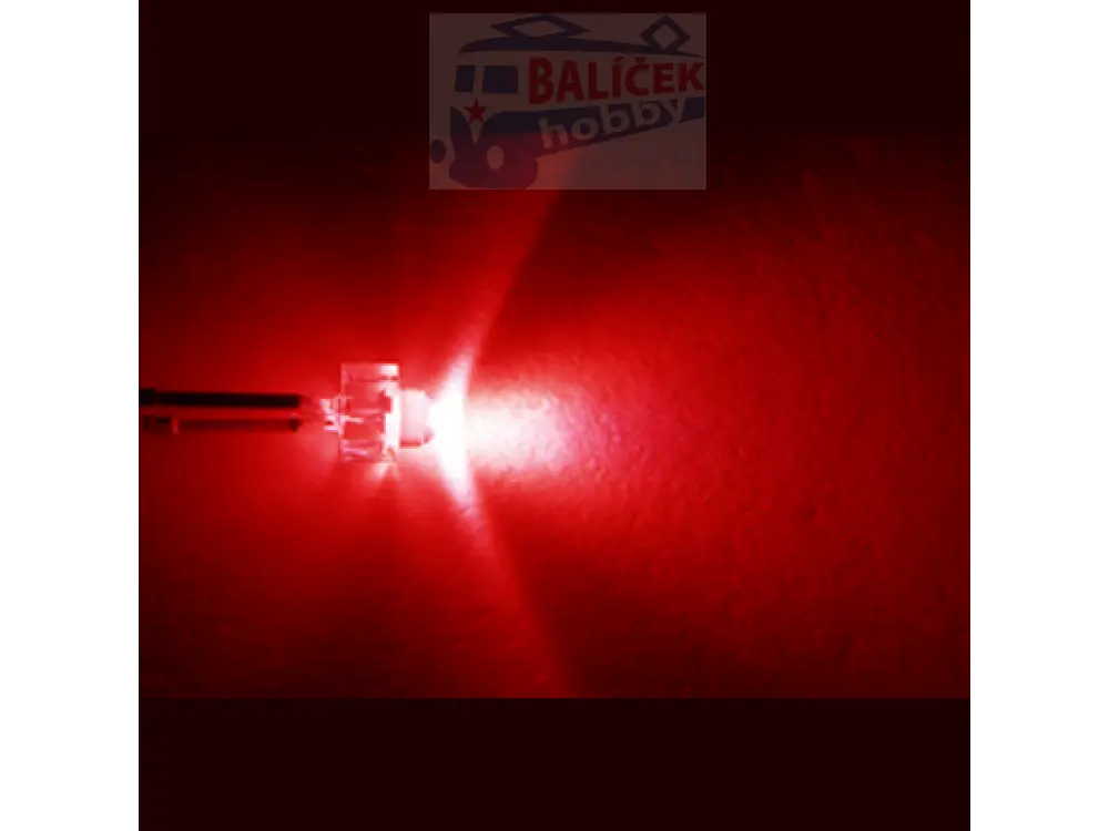 Led dioda - 1.8mm - červená