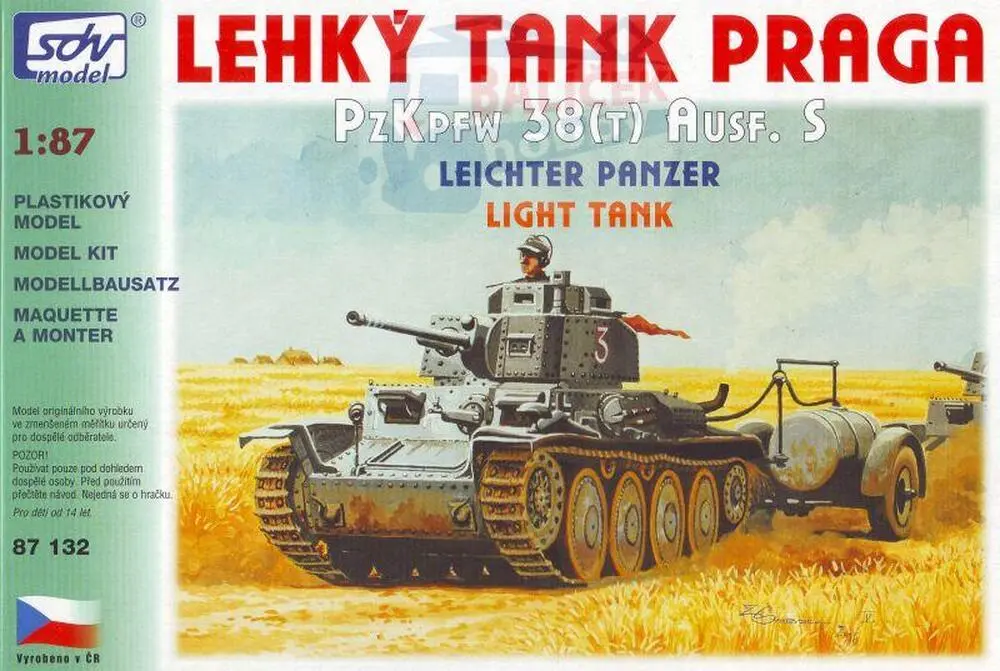 Praga Pz38 Ausf. S 1:87
