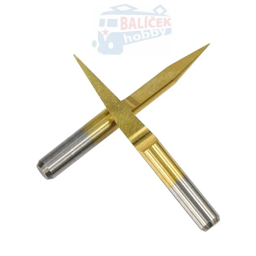 Frézovací jehla titanový povlak