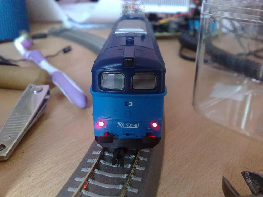 Úprava osvětlení lokomotiv, opravy