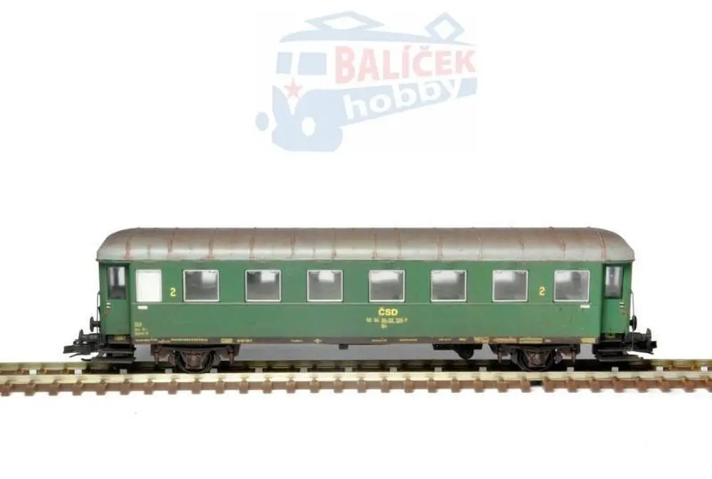 Osobní vůz Be „Rybák“ ČSD, 8 oken 1:120