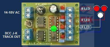 Dekodér pro návěstidlo DCC-2Sem-uni / STE 006