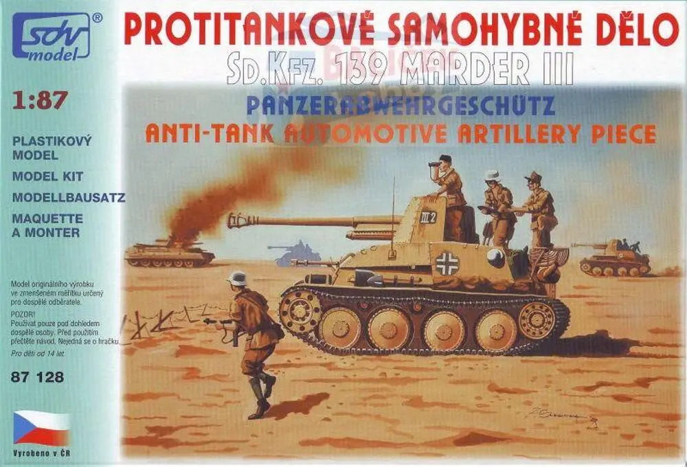  Sd.Kfz. 139 Marder III 1:87