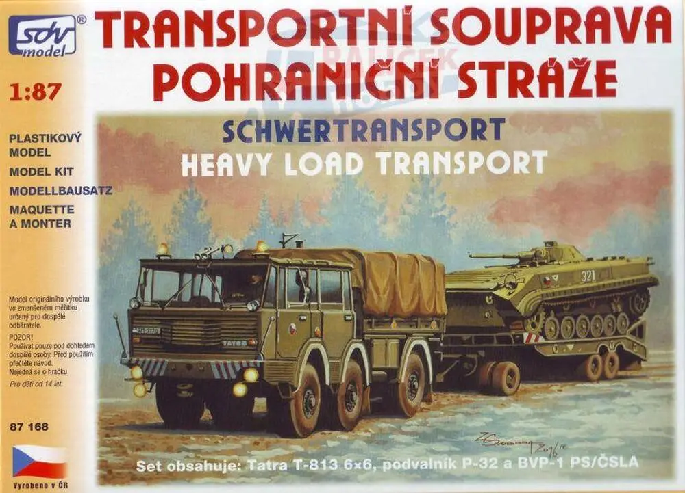 Tatra 813 6×6 TP, P-32, BVP-1 1:87
