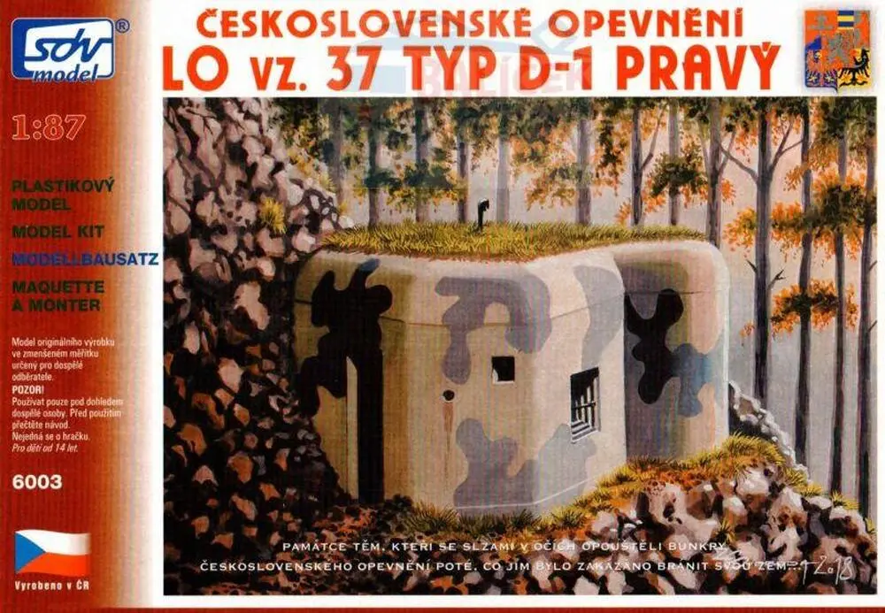  LO vz. 37 TYP D-1 pravý 1:87