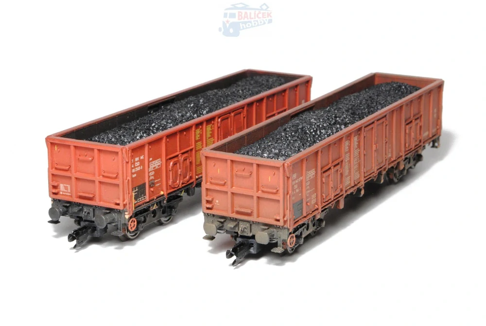 Otevřený vůz Eacs/Vase 10 ČSD 1:120