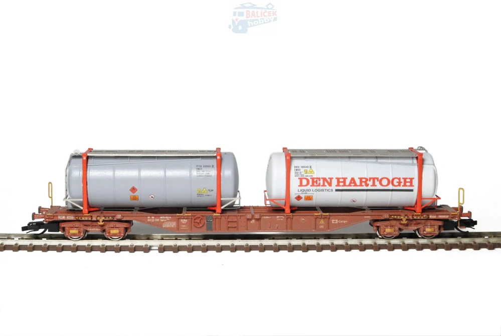 Kontejnerový vůz Sgnss 55 ČD/ČDC 1:120