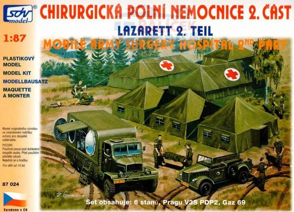Chir. polní nemocnice 2. část 1:87