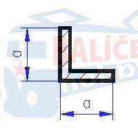 Profil L a. 3,2 mm 3ks v balení